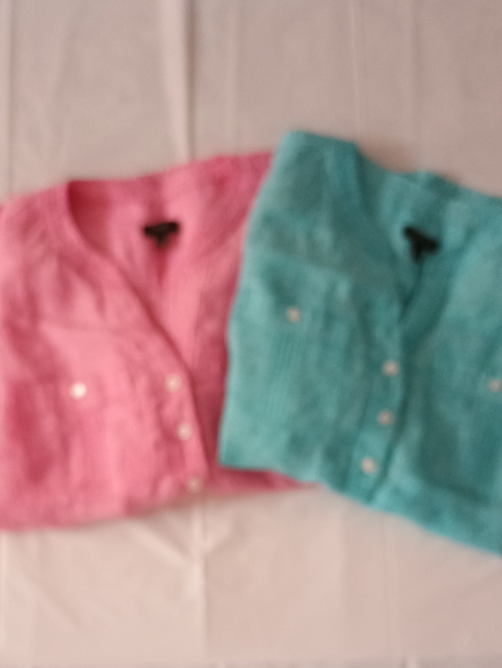 2 Talbots 100% LINEN TOPS